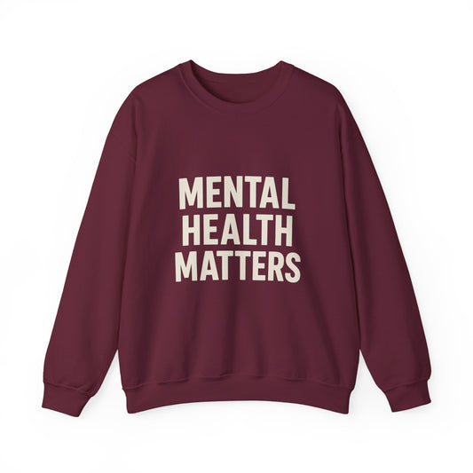 Unisex Mental Health Matters Crewneck Sweatshirt