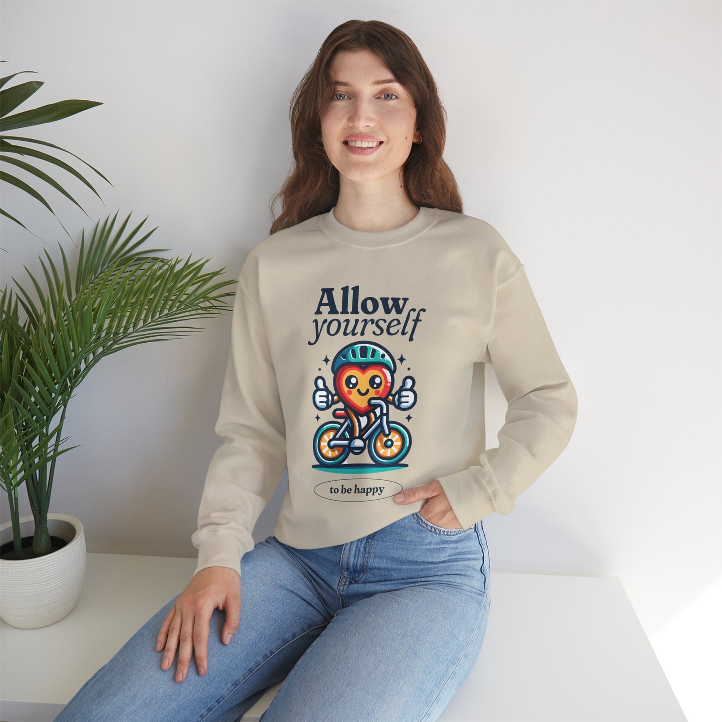 Allow Yourself to Be Happy Sweatshirt